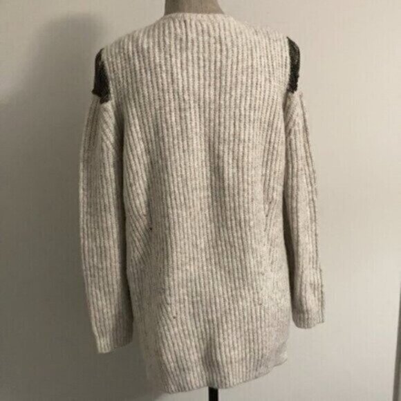 LINE the Label Knit Sweater Large​​​​​​​ Chain Shoulders - Picture 8 of 12